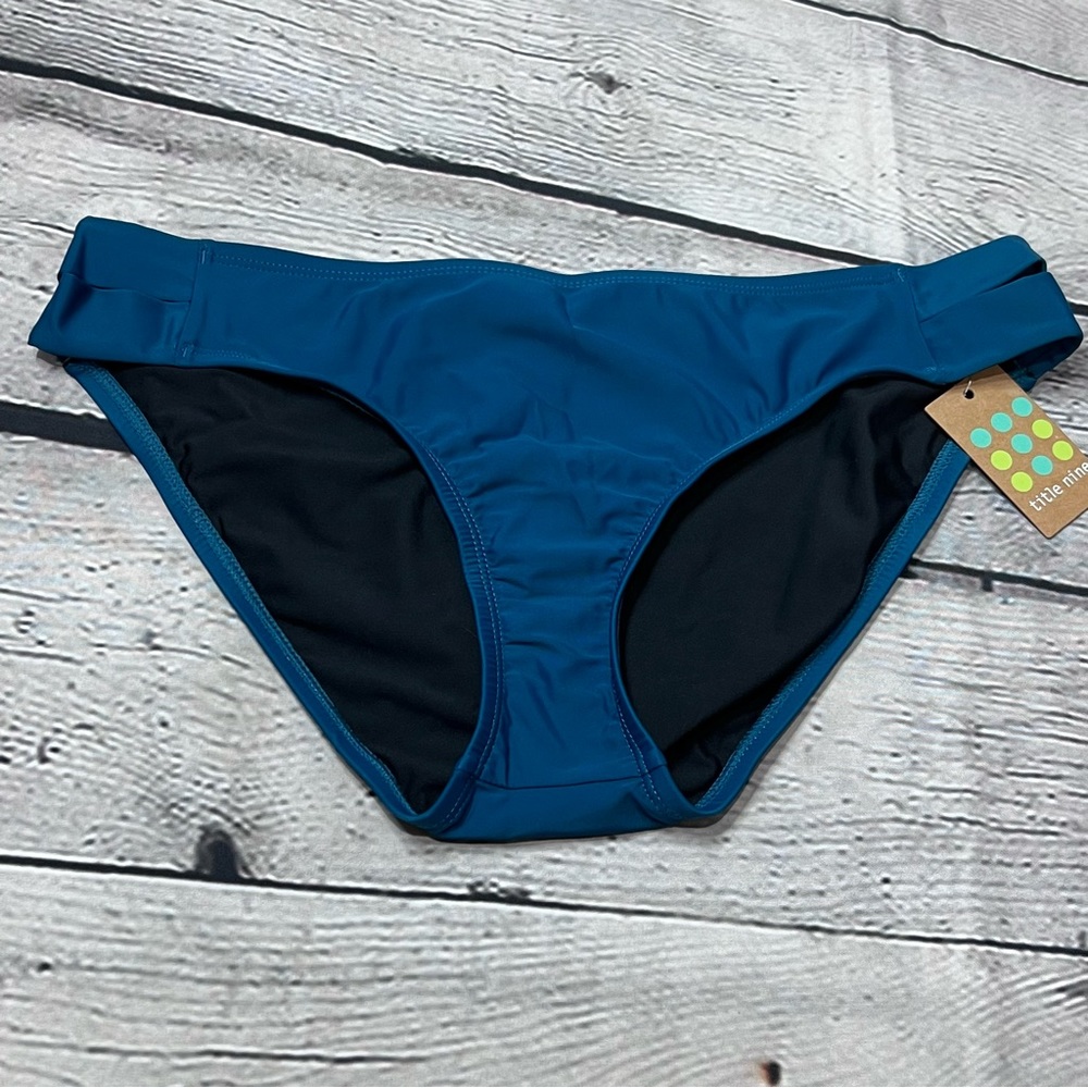 ✨NWT! Naiad Bikini Bottom in Deep Lagoon by Title Nine. - Picture 2 of 10